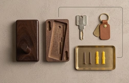 Gancho Decorativo con Compartimento Oculto